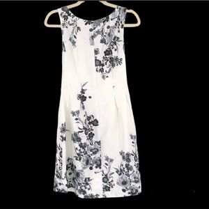 Pretty black and white floral Vince Camuto dress